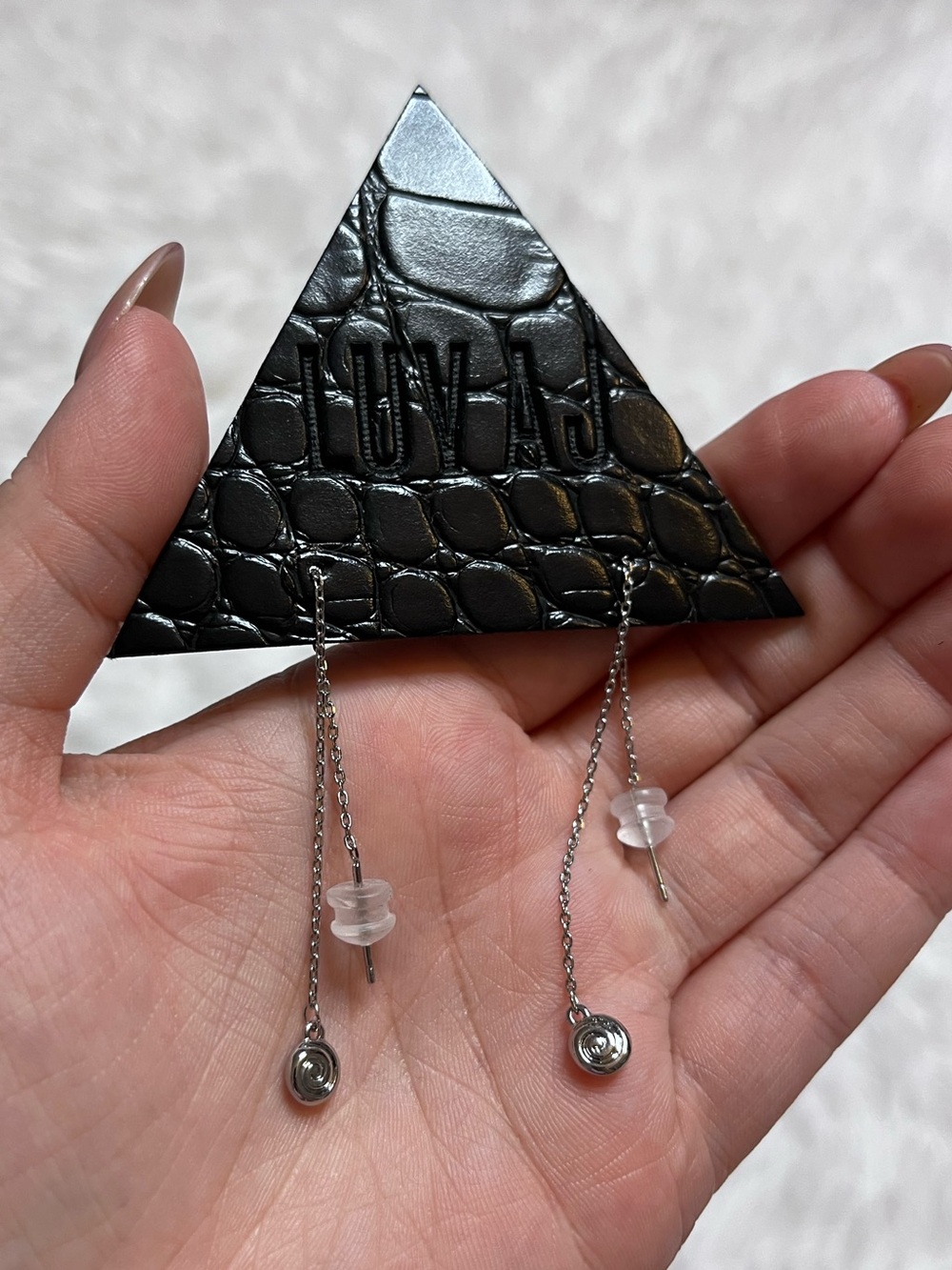 Luv Aj Chain Ear Threaders - Picture 2 of 7